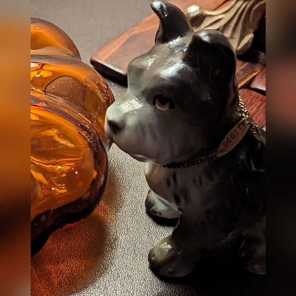 Vintage Tilso Hand Painted Scottie Dog Scottish Terrier Ceramic Made In Japan - Picture 3 of 16